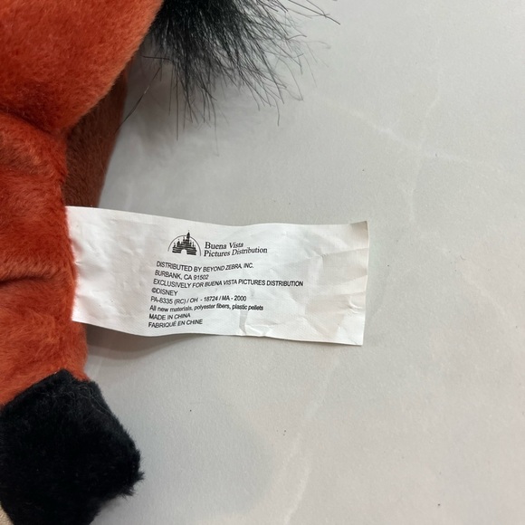 Vintage LION KING Mattel 9" PUMBA Warthog Plush Toy Figure Disney Store Tag On - Picture 7 of 8